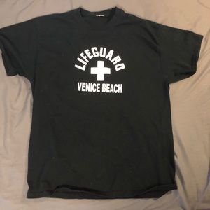 Lifeguard Venice Beach Graphic Tee Shirt Size:L